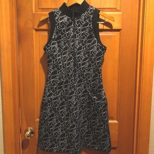 Guess Black Zip Up Dress